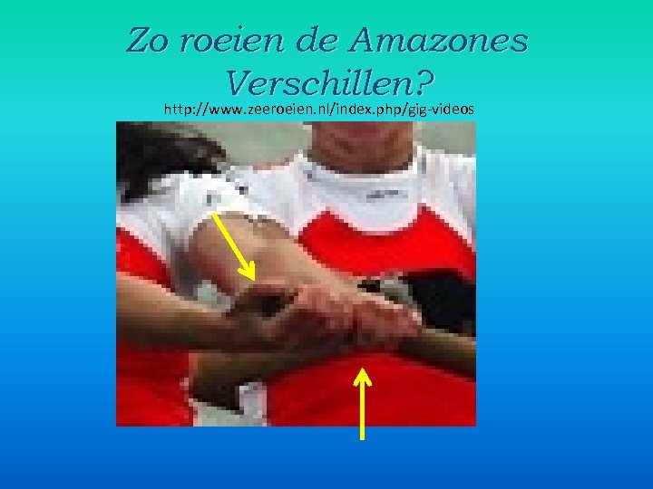 Zo roeien de Amazones Verschillen? http: //www. zeeroeien. nl/index. php/gig-videos 