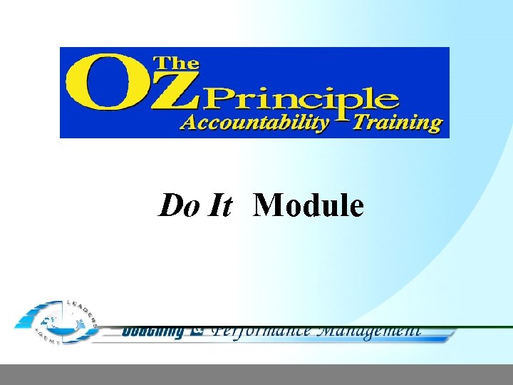 ® Do It Module 