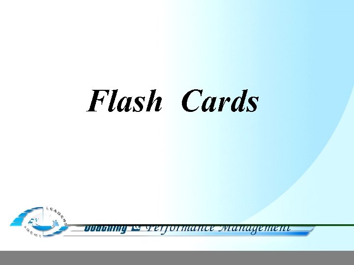 Flash Cards 