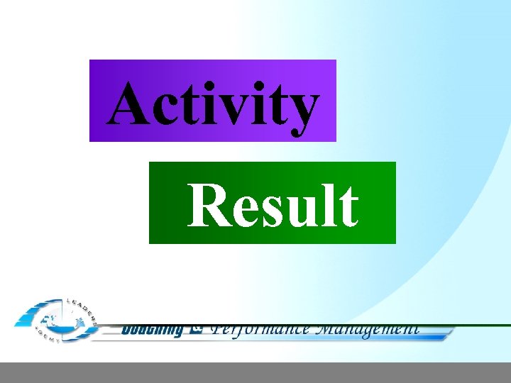 Activity Result 