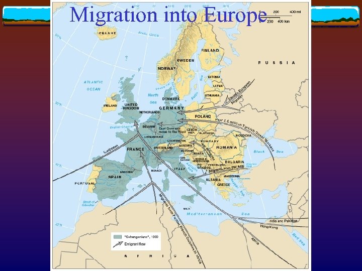 Migration into Europe 