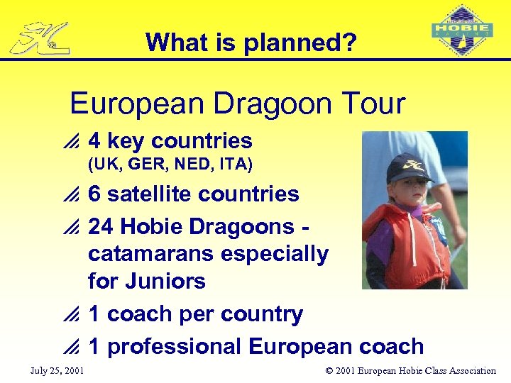 What is planned? European Dragoon Tour p 4 key countries (UK, GER, NED, ITA)