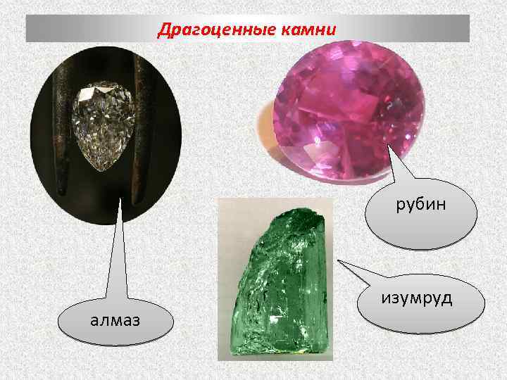 Драгоценные камни рубин алмаз изумруд 