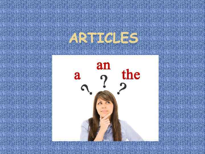 ARTICLES 
