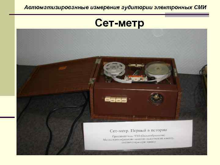 Автоматизированные измерения аудитории электронных СМИ Сет-метр 