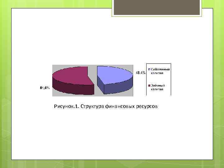 Рисунок. 1. Структура финансовых ресурсов 