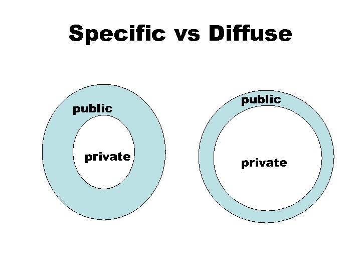 Specific vs Diffuse public private 