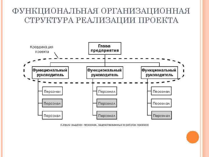 ФУНКЦИОНАЛЬНАЯ ОРГАНИЗАЦИОННАЯ СТРУКТУРА РЕАЛИЗАЦИИ ПРОЕКТА 