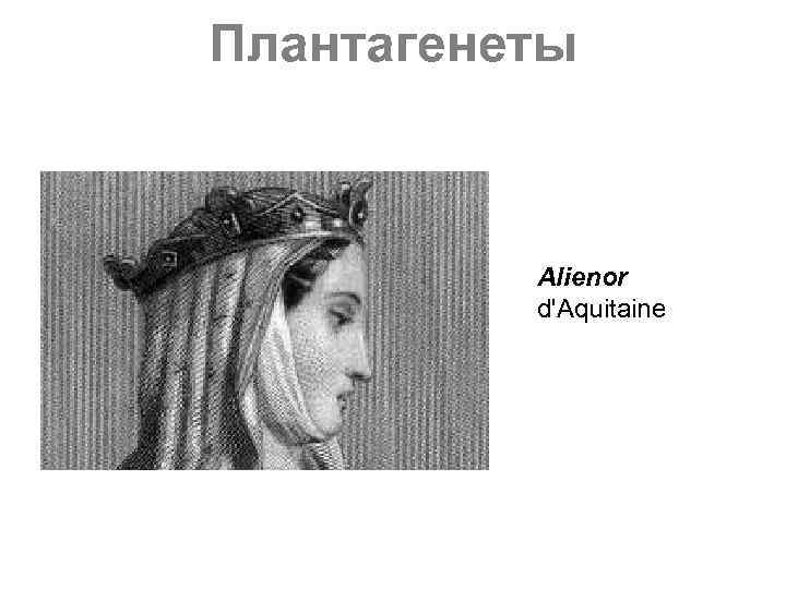 Плантагенеты Alienor d'Aquitaine 