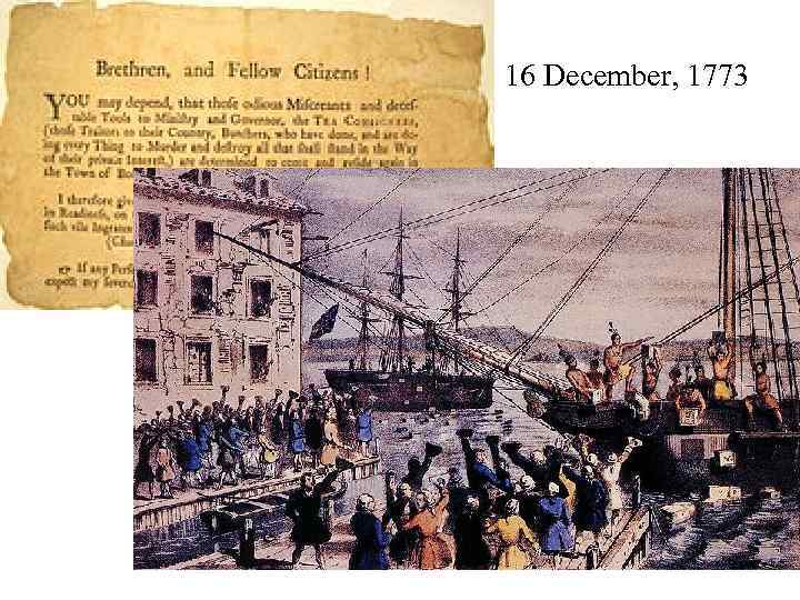  16 December, 1773 