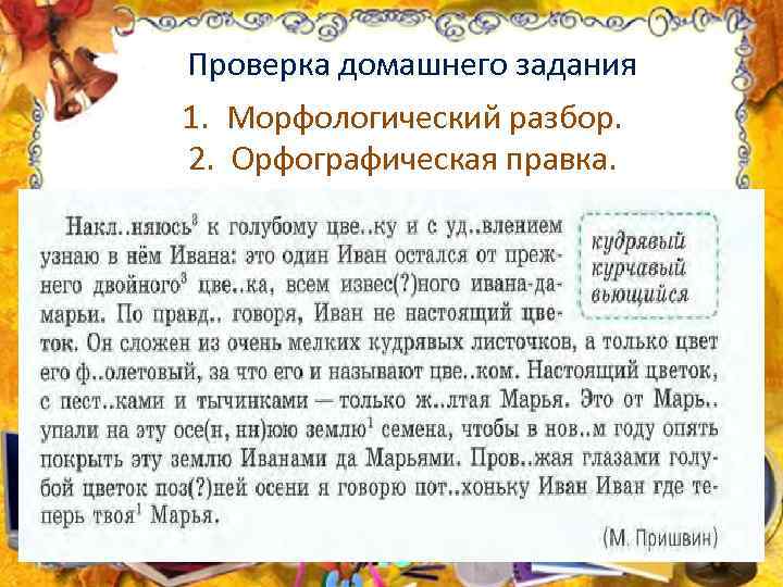 Орфография 7 класс. Иван да Марья пришвин. Пришвин Иван-да-Марья рассказ. Орфография 7 класс повторение. Иван да Марья пришвин анализ.