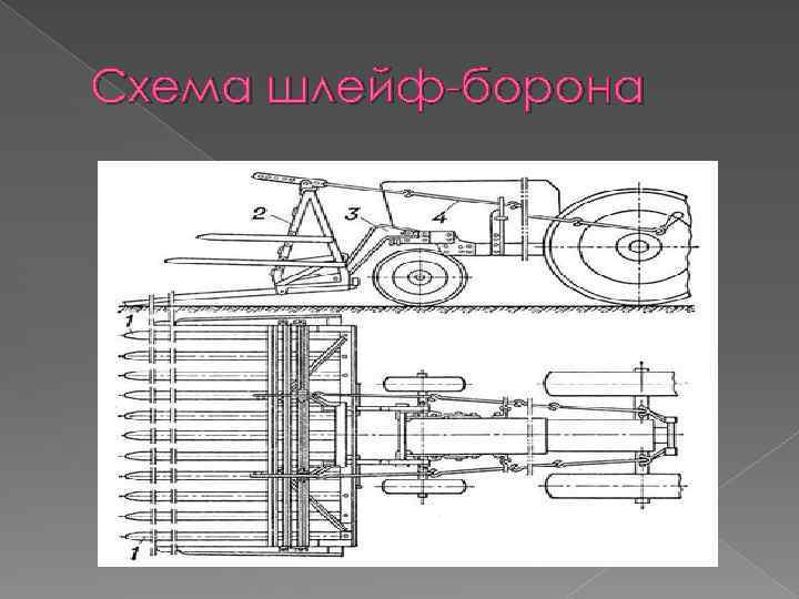 Схема шлейф-борона 