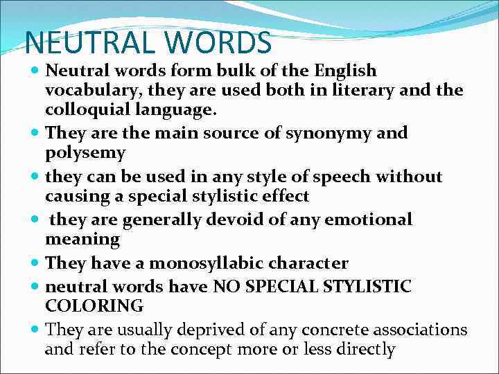 stylistic-lexicology-stylistic-classification-of-the-english-vocabulary