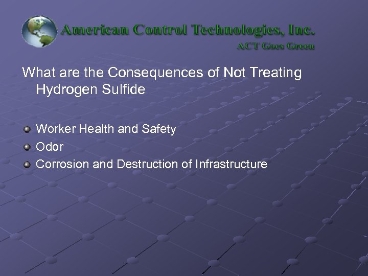What are the Consequences of Not Treating Hydrogen Sulfide Worker Health and Safety Odor