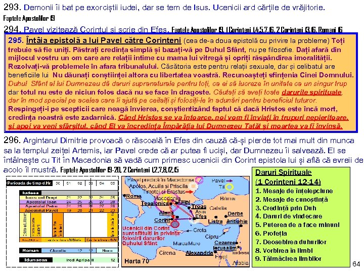 293. Demonii îi bat pe exorciștii iudei, dar se tem de Isus. Ucenicii ard