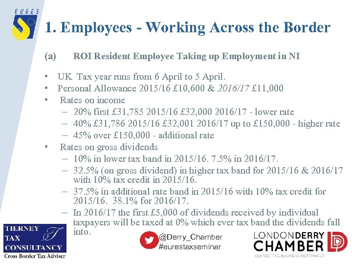 1. Employees - Working Across the Border (a) ROI Resident Employee Taking up Employment