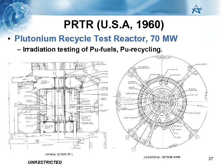 PRTR (U. S. A, 1960) • Plutonium Recycle Test Reactor, 70 MW – Irradiation
