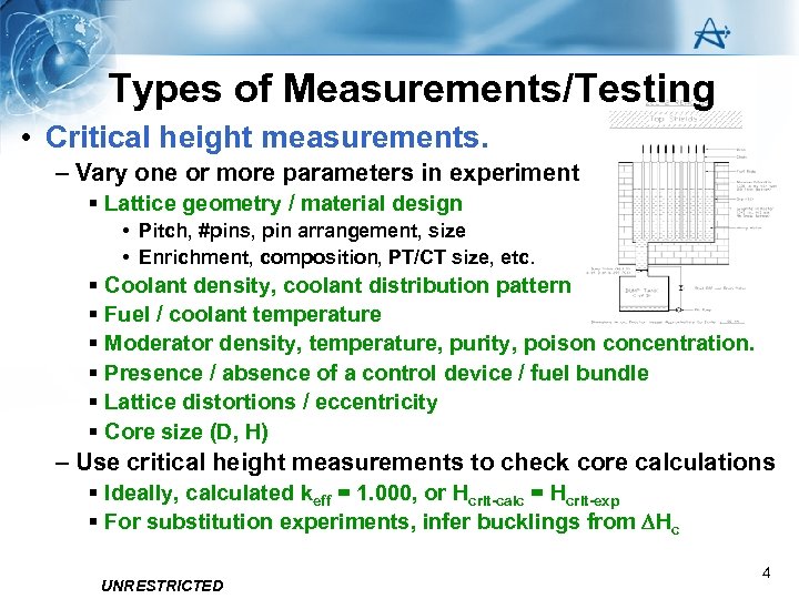 Types of Measurements/Testing • Critical height measurements. – Vary one or more parameters in
