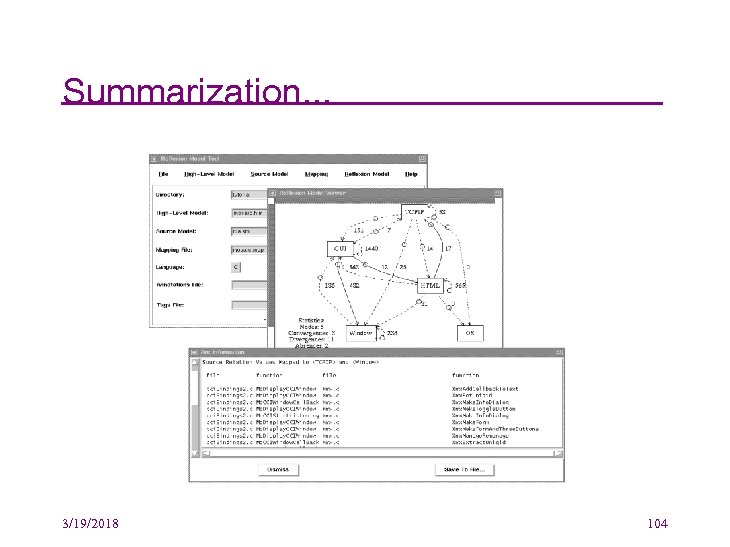 Summarization. . . 3/19/2018 104 