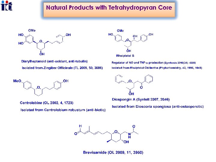 Natural Products with Tetrahydropyran Core 