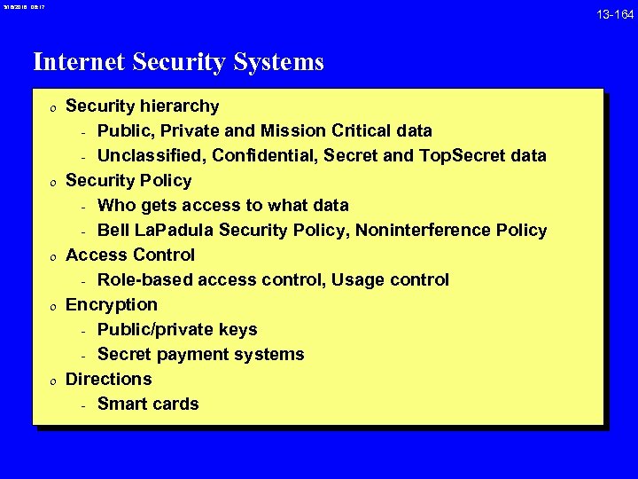 3/18/2018 08: 17 Internet Security Systems 0 Security hierarchy 0 0 - Public, Private