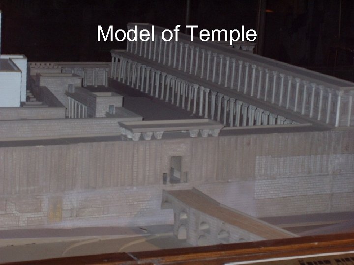 Model of Temple 