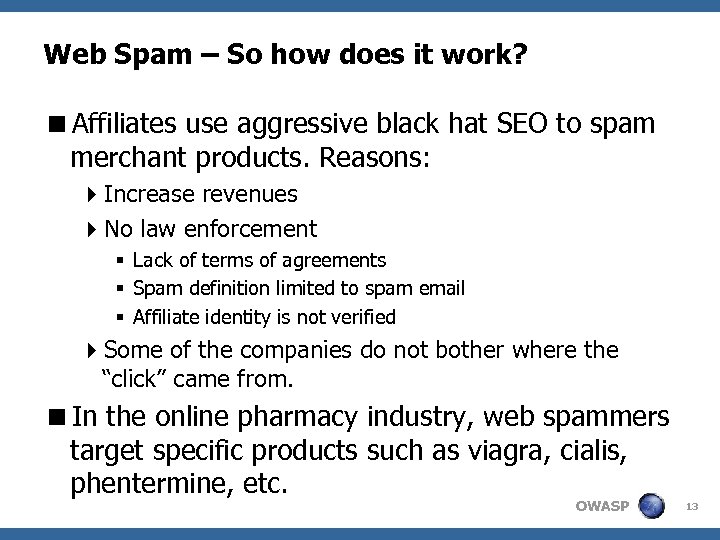 Web Spam – So how does it work? <Affiliates use aggressive black hat SEO