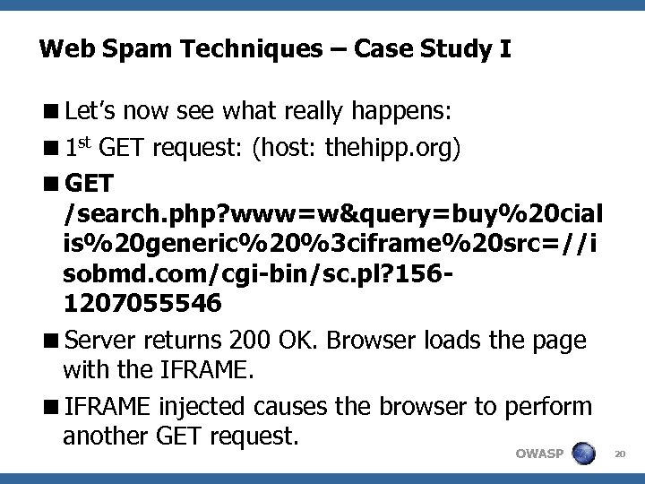 Web Spam Techniques – Case Study I <Let’s now see what really happens: <1