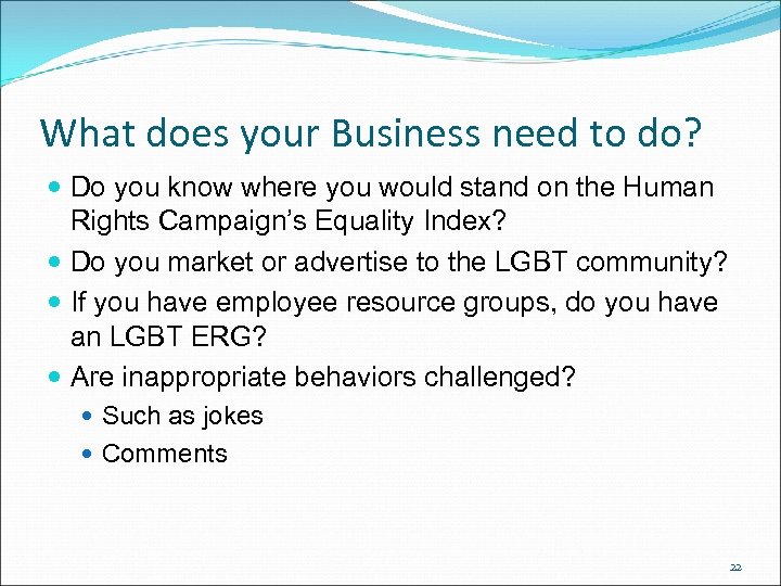 What does your Business need to do? Do you know where you would stand