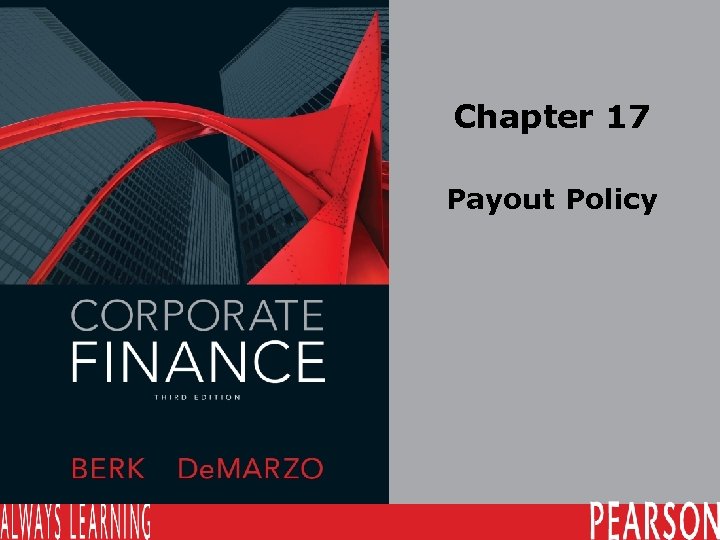 Chapter 17 Payout Policy 
