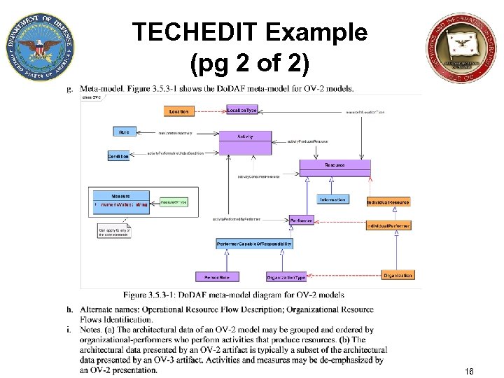 TECHEDIT Example (pg 2 of 2) 16 