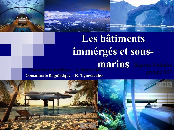 Les bâtiments immérgés et sousmarins Bigoun Nathalie Consultant scientifique – A. Denisenko Consultantе linguistique