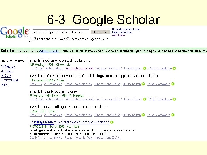 6 -3 Google Scholar 