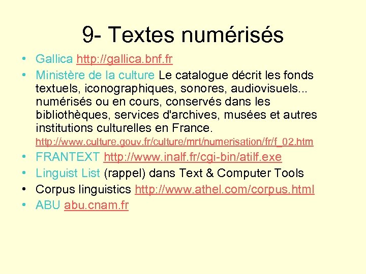 9 - Textes numérisés • Gallica http: //gallica. bnf. fr • Ministère de la