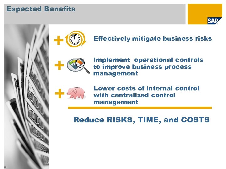 Expected Benefits 11 12 1 2 10 9 3 8 4 7 6 5