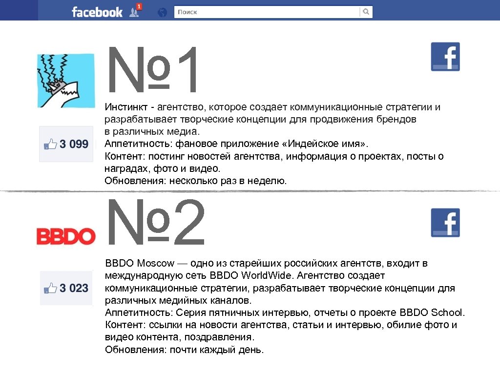 № 1 Инстинкт - агентство, которое создает коммуникационные стратегии и разрабатывает творческие концепции для