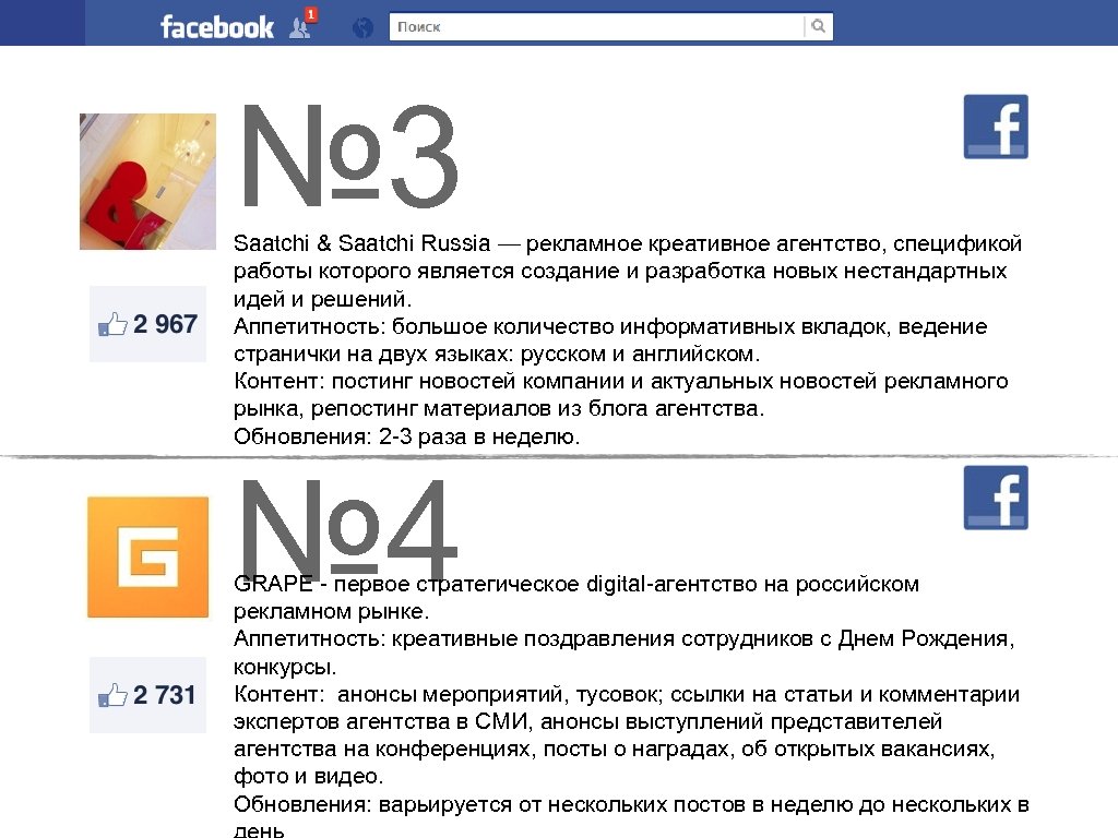 № 3 Saatchi & Saatchi Russia — рекламное креативное агентство, спецификой работы которого является