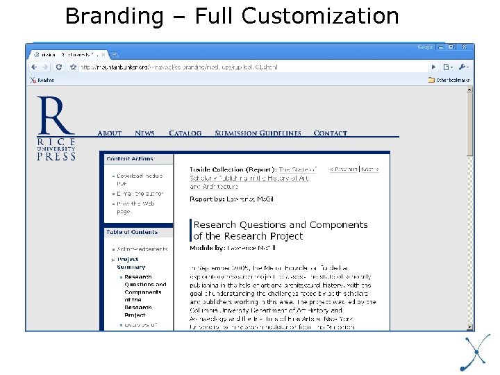 Branding – Full Customization 