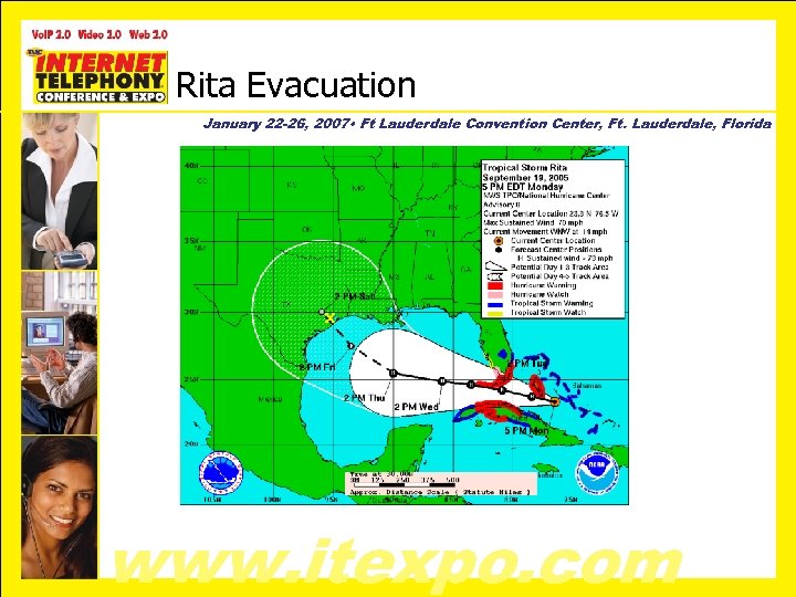 Rita Evacuation January 22 -26, 2007 • Ft Lauderdale Convention Center, Ft. Lauderdale, Florida
