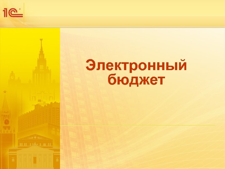 Электронный бюджет 