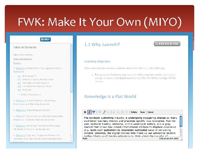 FWK: Make It Your Own (MIYO) 