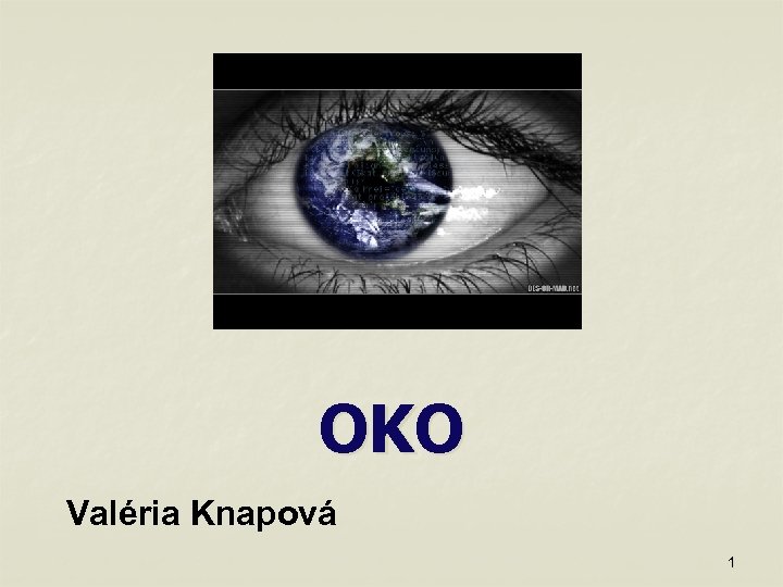 OKO Valéria Knapová 1 