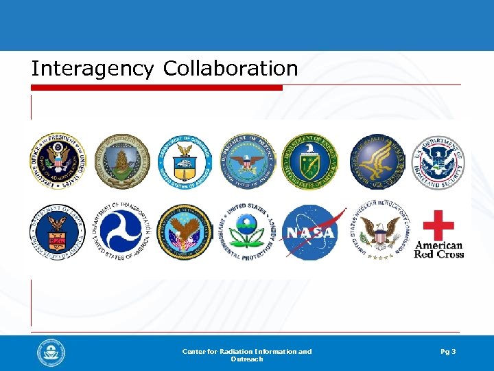 Interagency Collaboration Center for Radiation Information and Outreach Pg 3 
