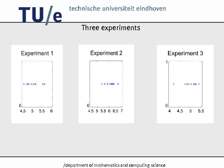 Three experiments /k 