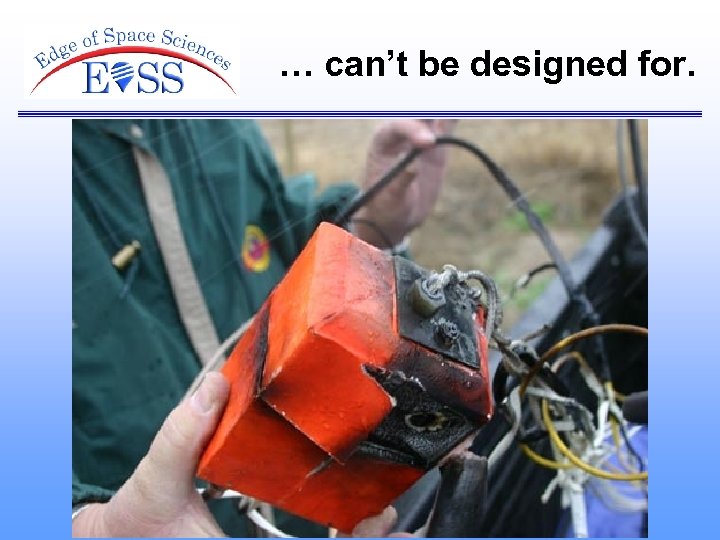 … can’t be designed for. 