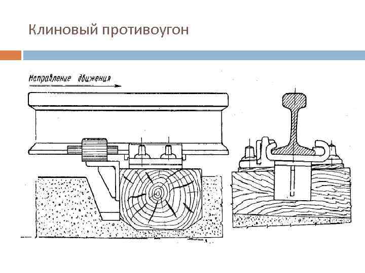 Рисунок 3 упругое раздельное скрепление д4 для деревянных шпал