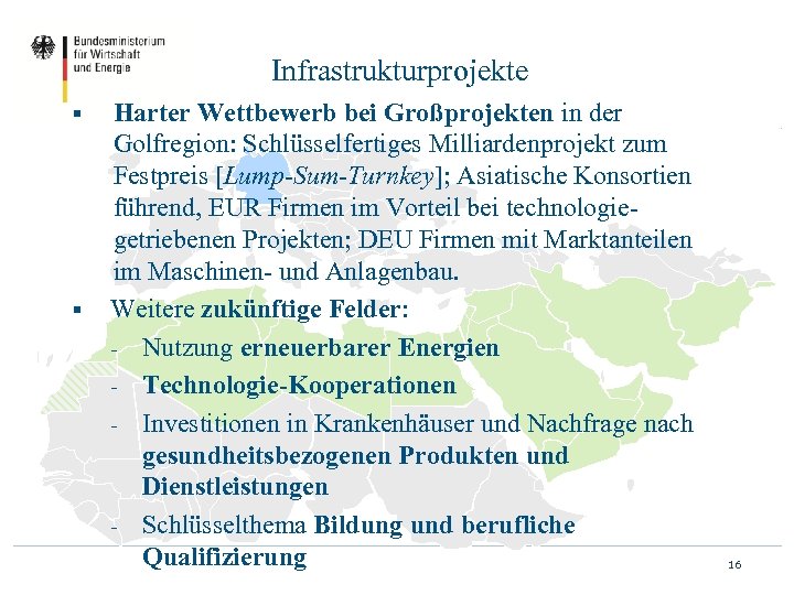 Infrastrukturprojekte § § Harter Wettbewerb bei Großprojekten in der Golfregion: Schlüsselfertiges Milliardenprojekt zum Festpreis