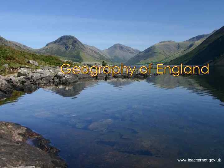 Geography of England 