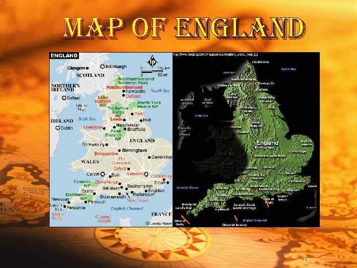 Map of England 11 