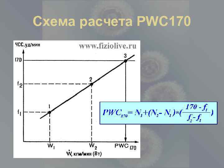 Схема расчета PWC 170 